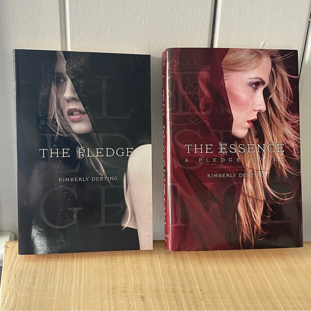 $15 SALE The Pledge & The Essence Book Duo Kimberly Derting Dystopian Teen Novel